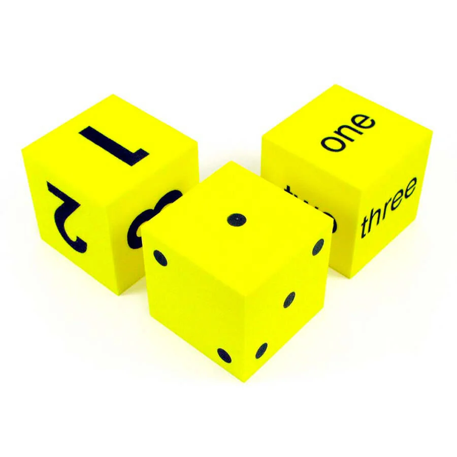 Dau 6 cares groc 3 unitats