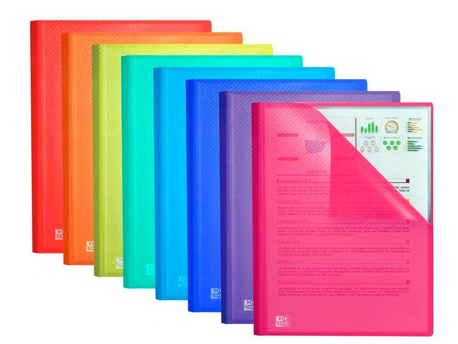 Carpeta 20 fundes A4 Oxford Urban colors assortit