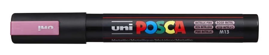 Retolador Posca PC-5M 1,8-2,5mm rosa metall Retolador Posca PC-5M 1,8-2,5mm rosa metall