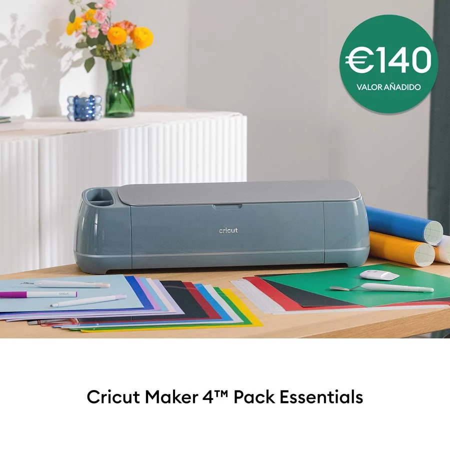 Cricut Maker 4 Sage Bundle + Curso de Iniciación de Regalo Cricut Maker 4 Sage Bundle + Curso de Iniciación de Regalo