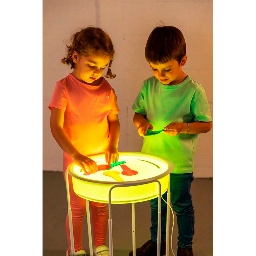 Safata sensorial Play Bin LED amb suport ajustable Safata sensorial Play Bin LED amb suport ajustable
