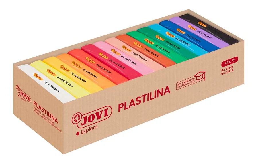 Plastilina Jovi vegetal 350g 15 colors