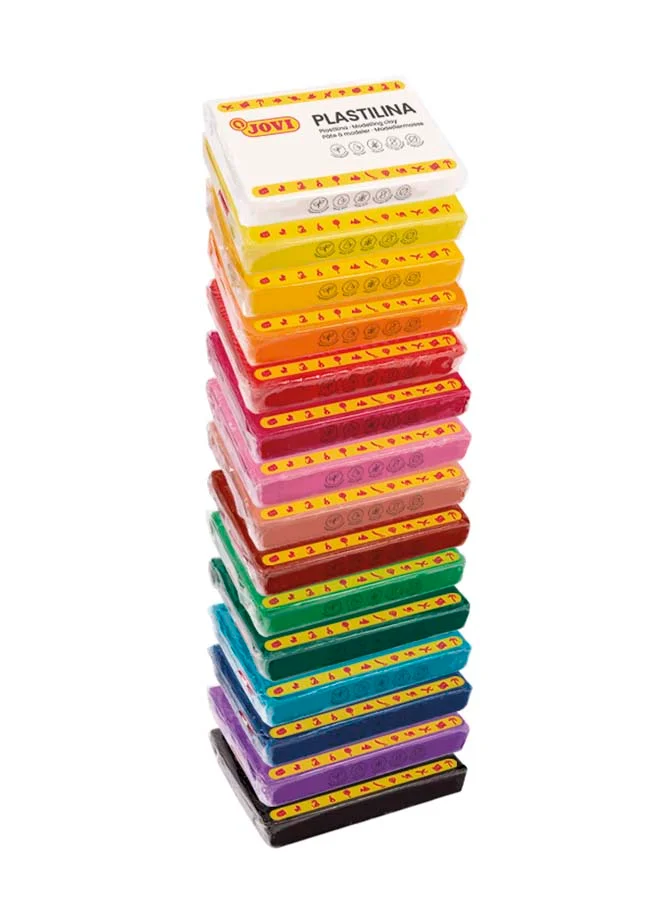 Plastilina Jovi vegetal 350g 15 colors