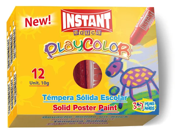 Témpera sòlida Playcolor Monocolor 10g marró 12u Témpera sòlida Playcolor Monocolor 10g marró 12u