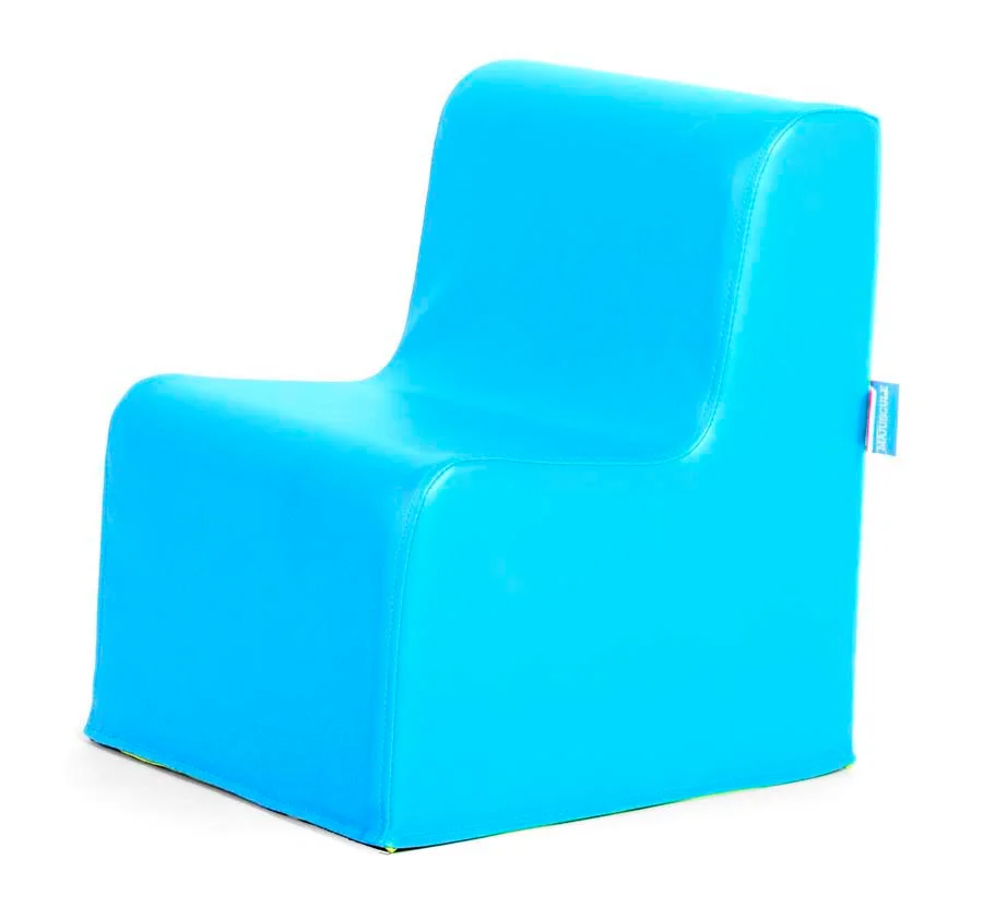 Butaca 1 plaça foam 35x40x45cm 25cm blau Butaca 1 plaça foam 35x40x45cm 25cm blau