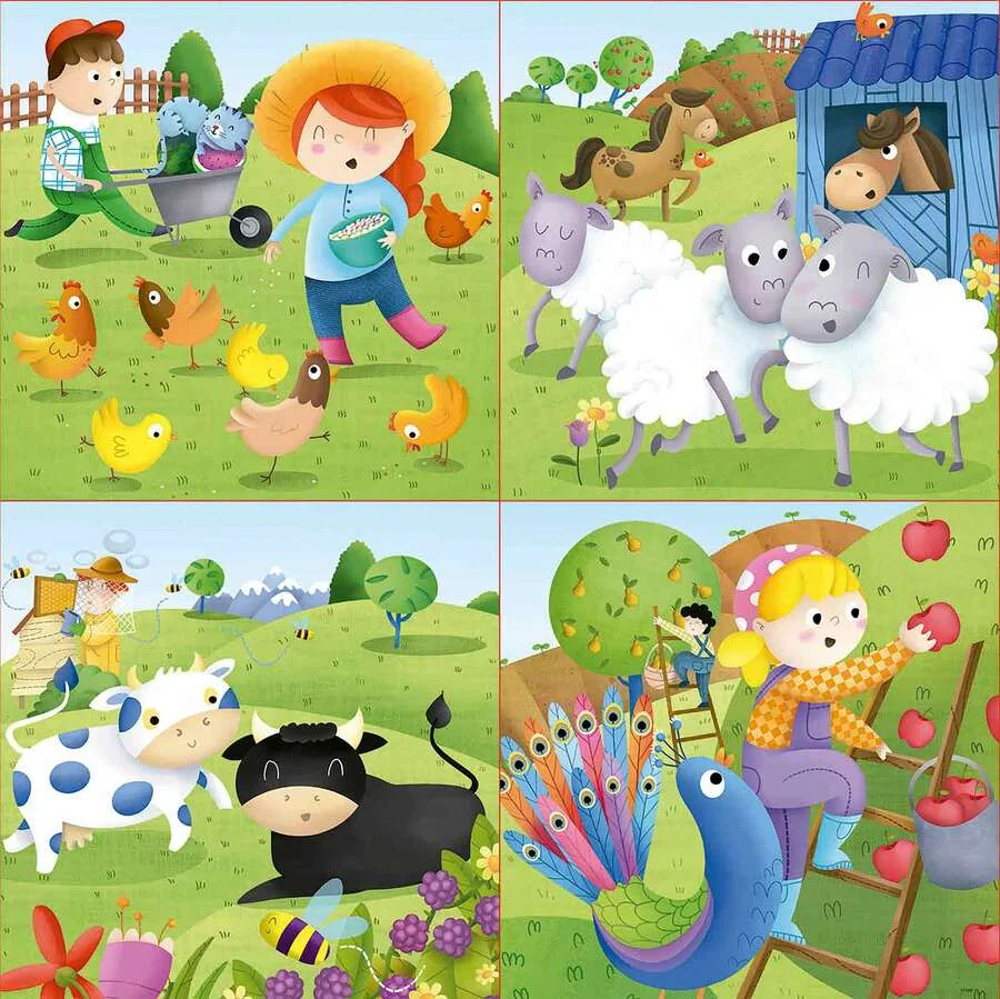 Puzle animals de la granja