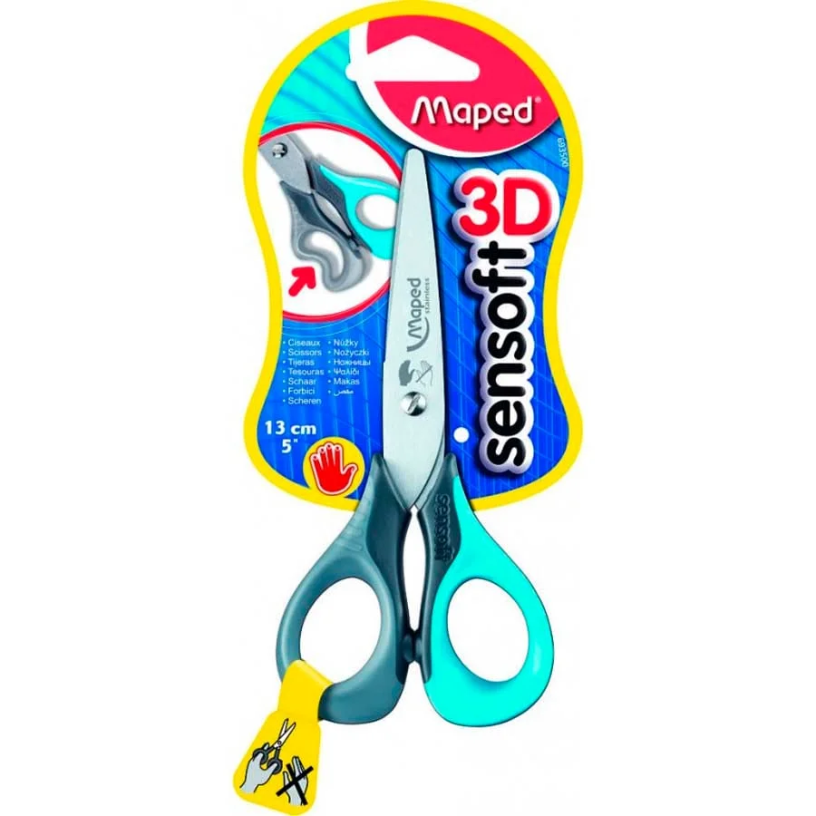 Tisora Maped Sensoft 13cm esquerrans Tisora Maped Sensoft 13cm esquerrans