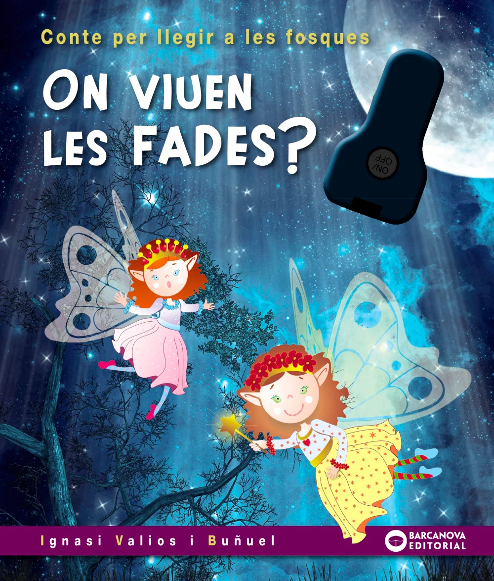 Llibre amb llanterna per llegir a les fosques. Il·lumina les pàgines d'aquest llibre amb la llanterna i després mira'l a les fosques, veuràs com l...