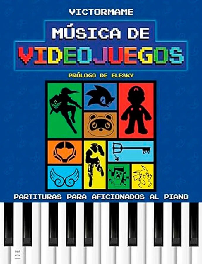 <B>PARTITURAS PARA FICIONADOS AL PIANO </B><BR><BR> · Arreglos fáciles para piano de 33 canciones de videojuegos famosos <BR>· ¿Quién no ha soñado...