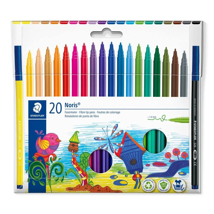 Retoladors Staedtler Noris 326 20 colors