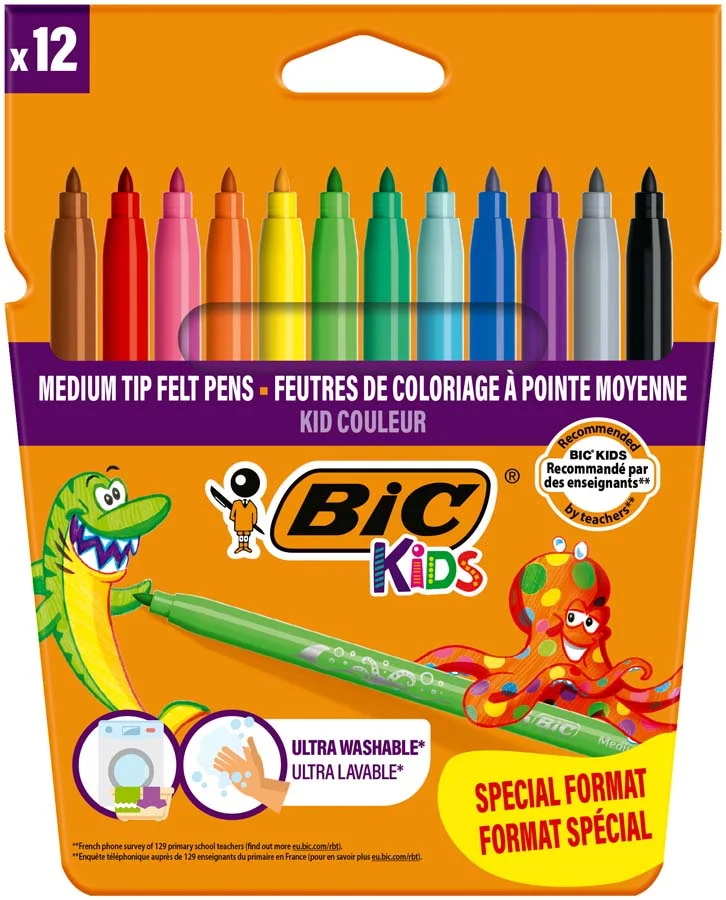 Retoladors de colors Bic Kids Color 12 colors Retoladors de colors Bic Kids Color 12 colors