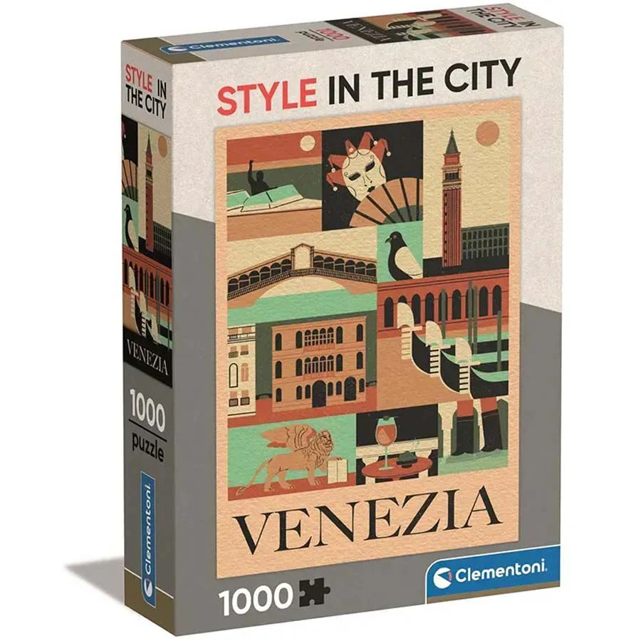 <strong>Puzle 1000 peces Style In The City Venezia</strong><br>El Puzle de 1000 peces Style In The City Venezia de Clementoni transporta els afici...