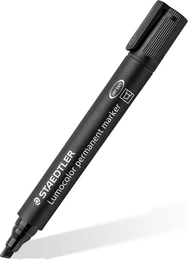 Retolador permanent Staedtler Lumocolor 350 negre