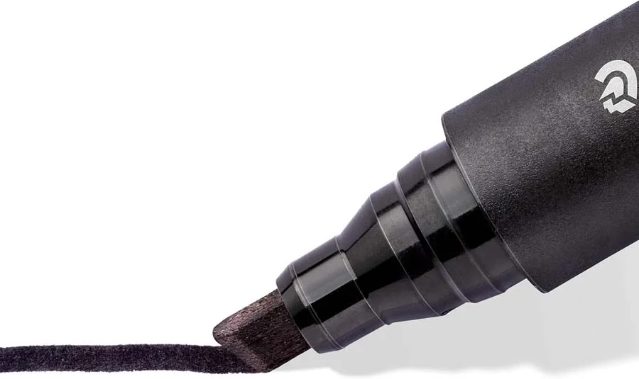 Retolador permanent Staedtler Lumocolor 350 negre