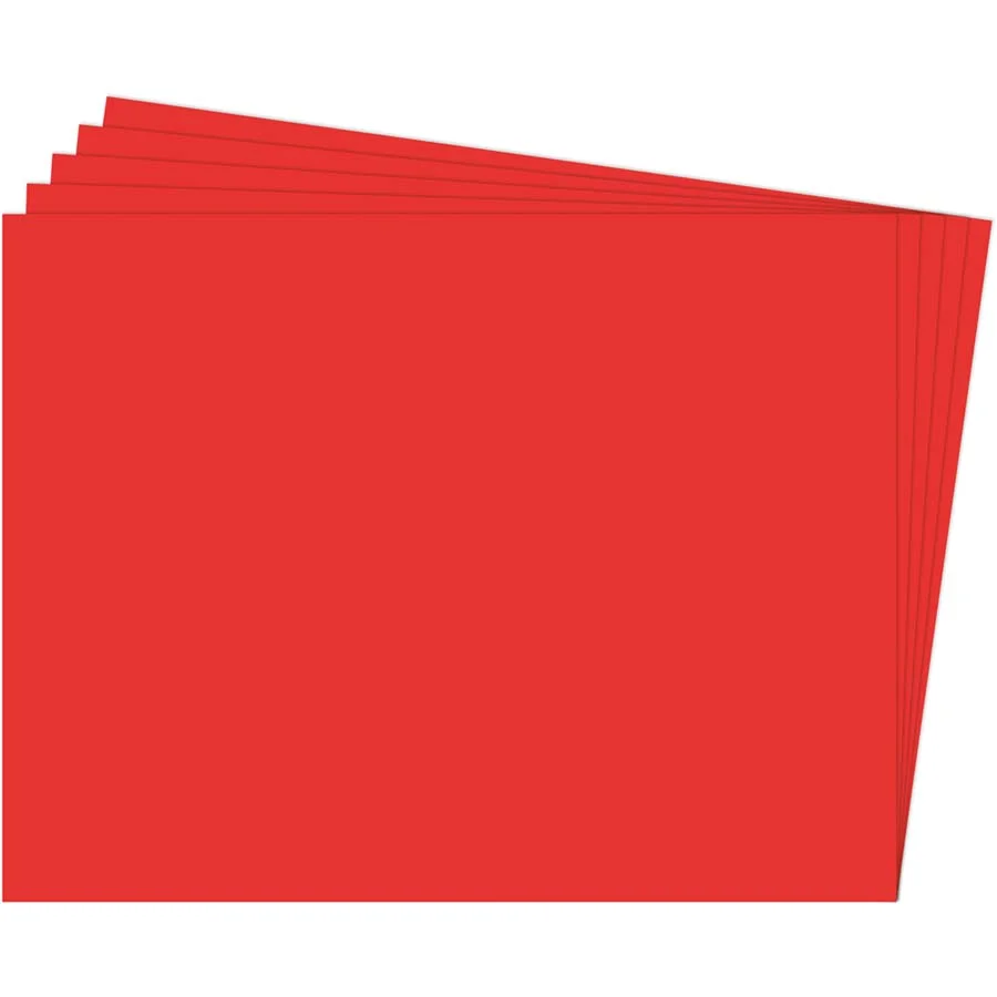Cartolina Fixo 50x65 180g vermell tomàquet 25u Cartolina Fixo 50x65 180g vermell tomàquet 25u