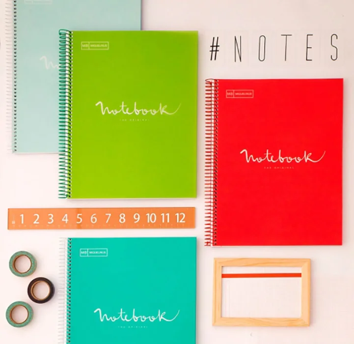 Notebook Miquelrius Emotions A4 80 fulls 5x5 lavanda Notebook Miquelrius Emotions A4 80 fulls 5x5 lavanda