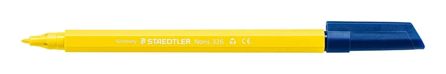 Retoladors Staedtler Noris 326 groc 10u
