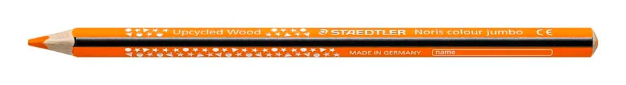 Llapis de colors Staedtler Noris Jumbo taronja 12u