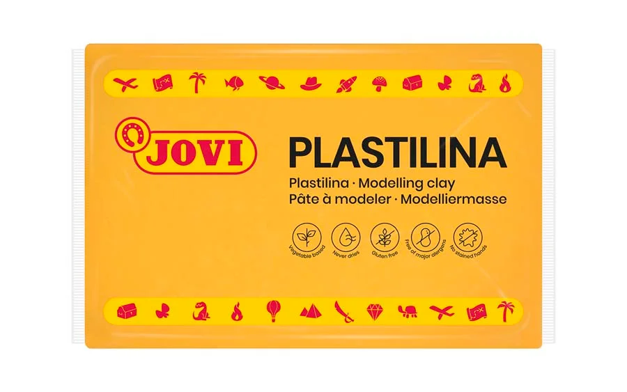Plastilina Jovi 350g groc gualda 1u Plastilina Jovi 350g groc gualda 1u