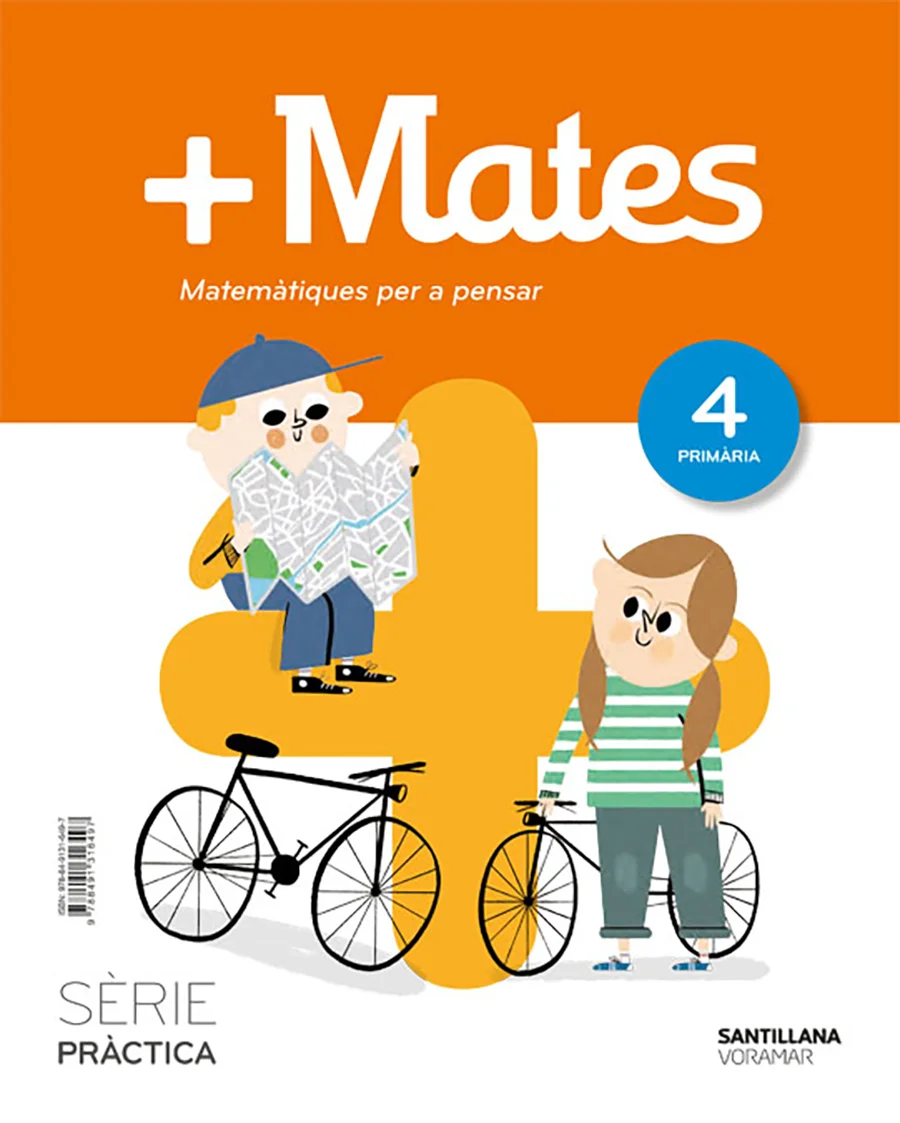 Libro de texto de 4Pri Mate+ Serie Practica Valen Ed20 recomendado para la asignatura de Matemáticas y para el curso de 4º Primaria con una edad 9...