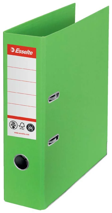 Arxivador palanca Esselte llom ample CO2 verd Arxivador palanca Esselte llom ample CO2 verd