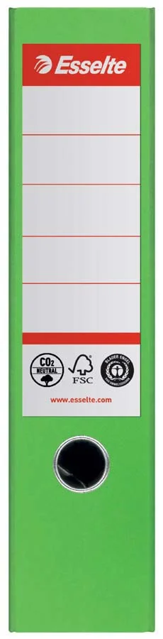 Arxivador palanca Esselte llom ample CO2 verd Arxivador palanca Esselte llom ample CO2 verd