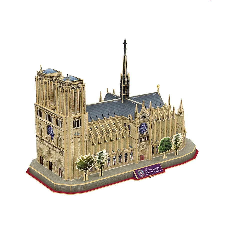Puzle 3D 128 peces notre Dame National Geographic