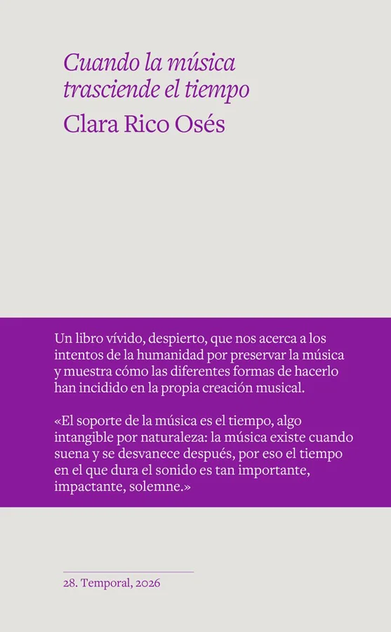 <b>Un libro que nos acerca a los intentos de la humanidad por preservar la música y muestra cómo las diferentes formas de hacerlo han incidido en ...