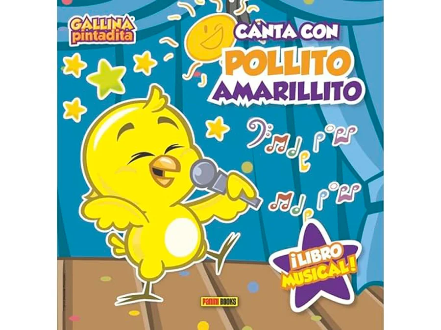 Canta con el Pollito Amarillito! Cuando se abre el libro suena la canción. Tienes la letra de todas las canciones de Gallina Pintadita en este fan...