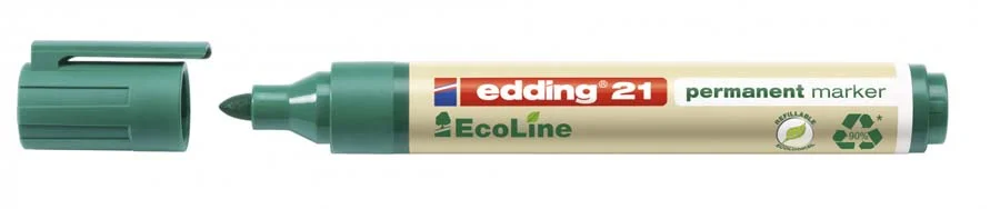 Retolador permanent Edding 21 Ecoline 4 colors