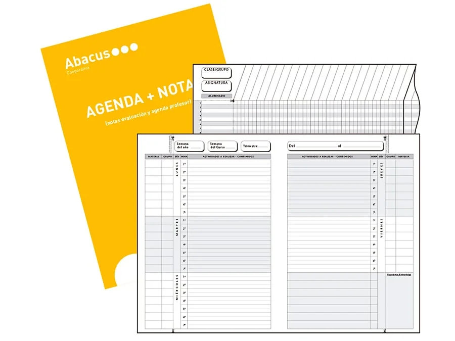 Agenda Memo Notes Abacus A4 castellà Agenda Memo Notes Abacus A4 castellà