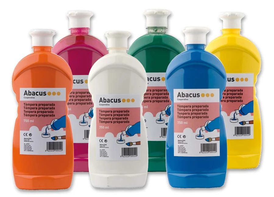 Témpera preparada Abacus 750ml marró Témpera preparada Abacus 750ml marró