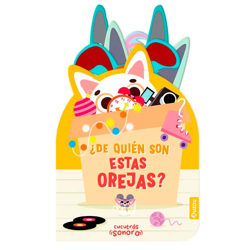 Los animales juegan al escondite... ¡Tira de las orejas y escucha el sonido para descubrir de qué animal se trata!<BR><BR> ¡Un libro con sonidos y...