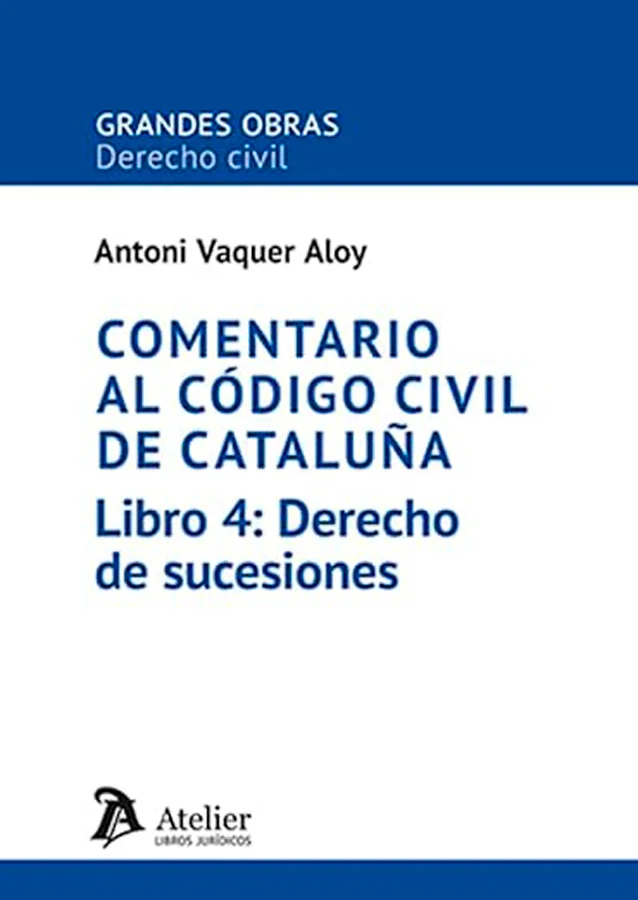 Un comentario compacto al Libro IV de sucesiones con toda la jurisprudencia sistematizada (Nota: si puedes, esta primera frase, que se vea más gra...