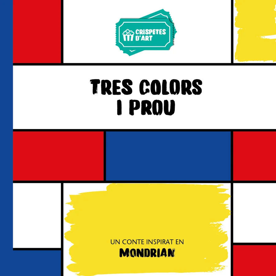 Tres colors molt juganers s'uneixen a línies i llenços en blanc per deixar volar la creativitat i acabar formant obres d'art dins d'un museu. Un c...