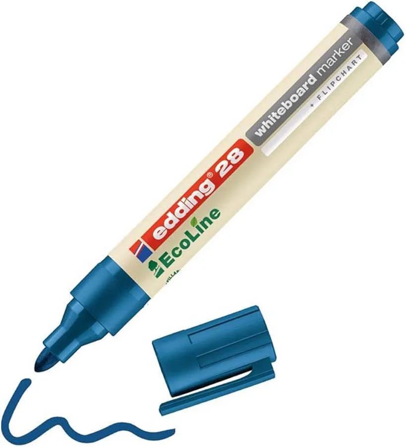 Retolador Pissarra blanca Edding Ecoline 28 blau