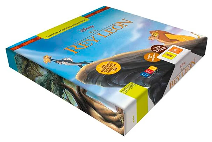 El Rey León, la mítica historia de Disney, ahora accesible para  todoscon pictogramas. El cuento que narra las aventuras y desventuras deSimba, Ti...