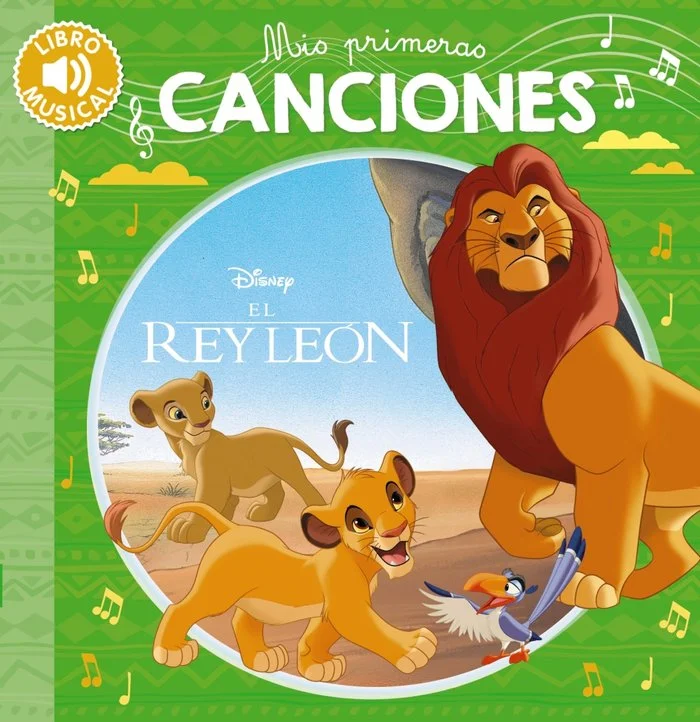 Pulsa el chip en cada página para escuchar los fragmentos más inolvidables de ''El rey león''..