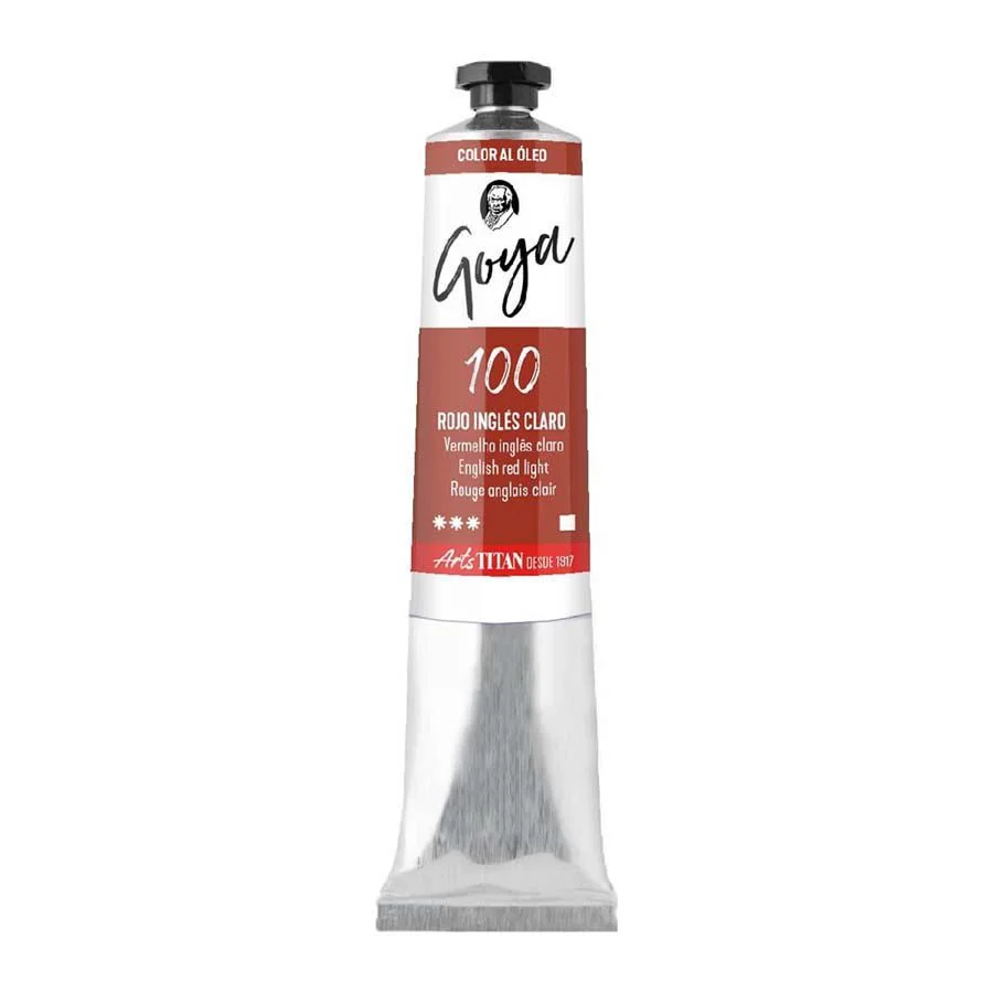 Pintura a l'oli Goya 20ml vermell anglès clar Pintura a l'oli Goya 20ml vermell anglès clar