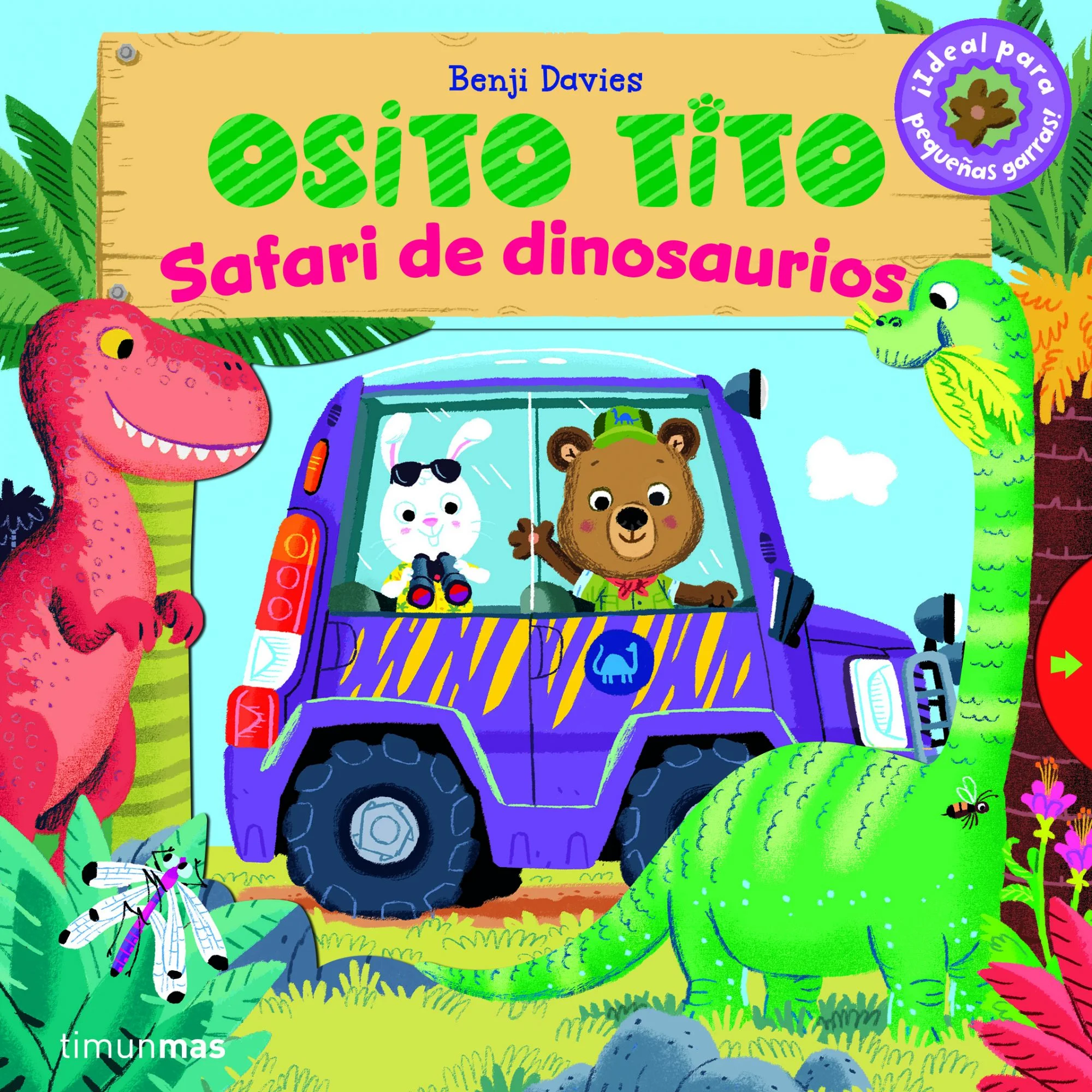 Si te gustan los <b>dinosaurios</b>, ¡te encantará este libro!<br><br> ¡Osito Tito está deseando llegar al parque de dinosaurios! Allí descubrirá ...
