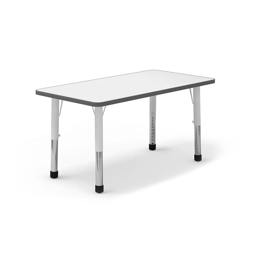 Taula Rony rectangular regulable T1-4 blanc Taula Rony rectangular regulable T1-4 blanc