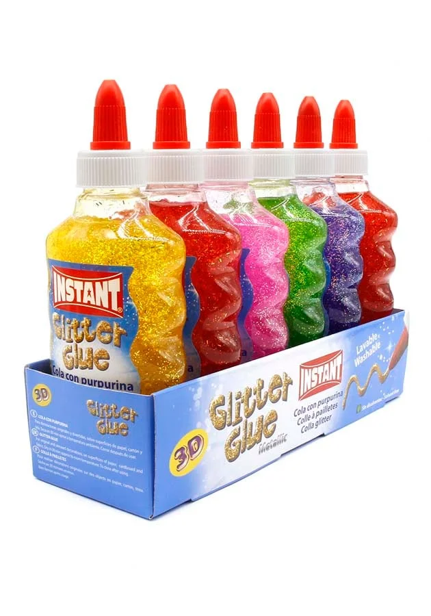 Cola Instant Glitter Metàl·lic 180ml colors assortits Cola Instant Glitter Metàl·lic 180ml colors assortits