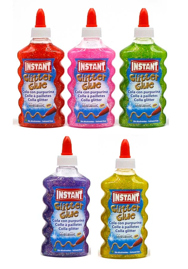Cola Instant Glitter Metàl·lic 180ml colors assortits Cola Instant Glitter Metàl·lic 180ml colors assortits