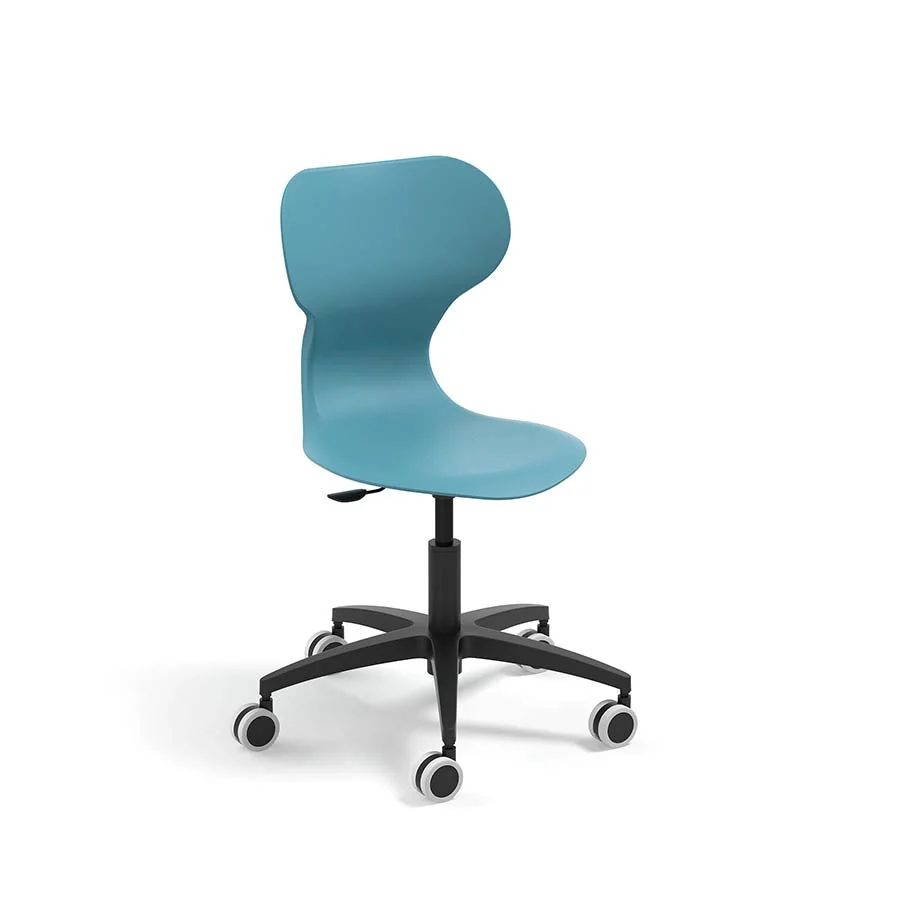 Cadira Mia Lift amb rodes blau navy Cadira Mia Lift amb rodes blau navy