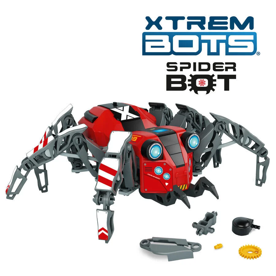 Construeix aquesta impressionant aranya amb moviments realistes i posa a prova les teves habilitats mecàniques! Submergeix-te en el món de la cons...