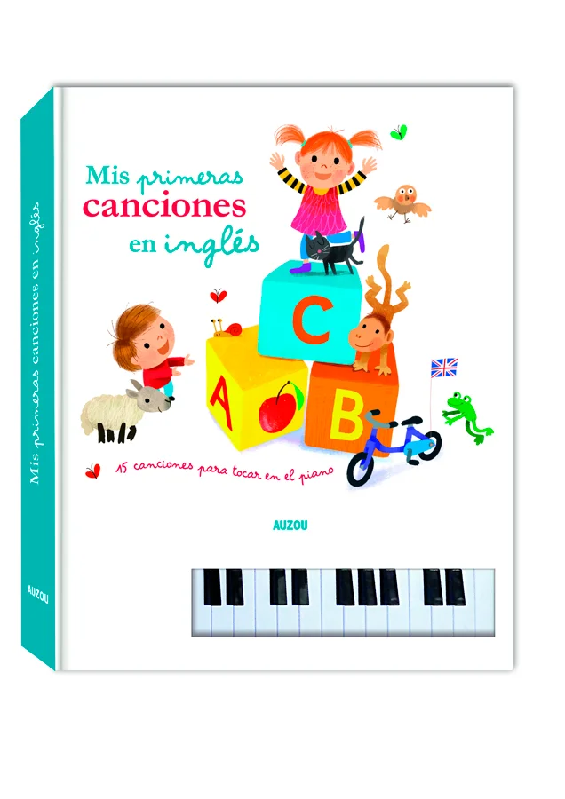 El libro piano Mis primeras canciones en inglés te permitirá aprender a tocar al teclado con facilidad canciones tradicionales en inglés como Head...