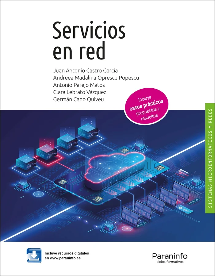 Este libro desarrolla los contenidos del módulo profesional Servicios en red, del Ciclo Formativo de Grado Medio en Sistemas Microinformáticos y R...