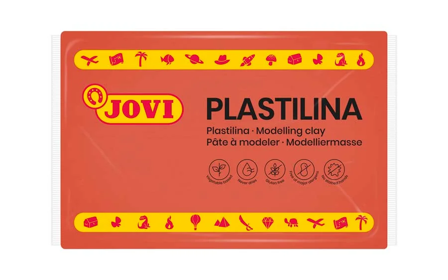Plastilina Jovi 350g marró 1u Plastilina Jovi 350g marró 1u