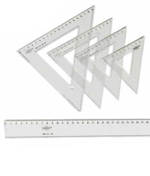 Escaire escolar Faibo 25cm Escaire escolar Faibo 25cm