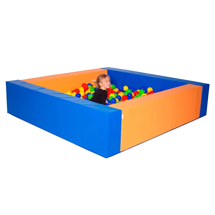 Piscina d'escuma 200x200x40x20cm blau